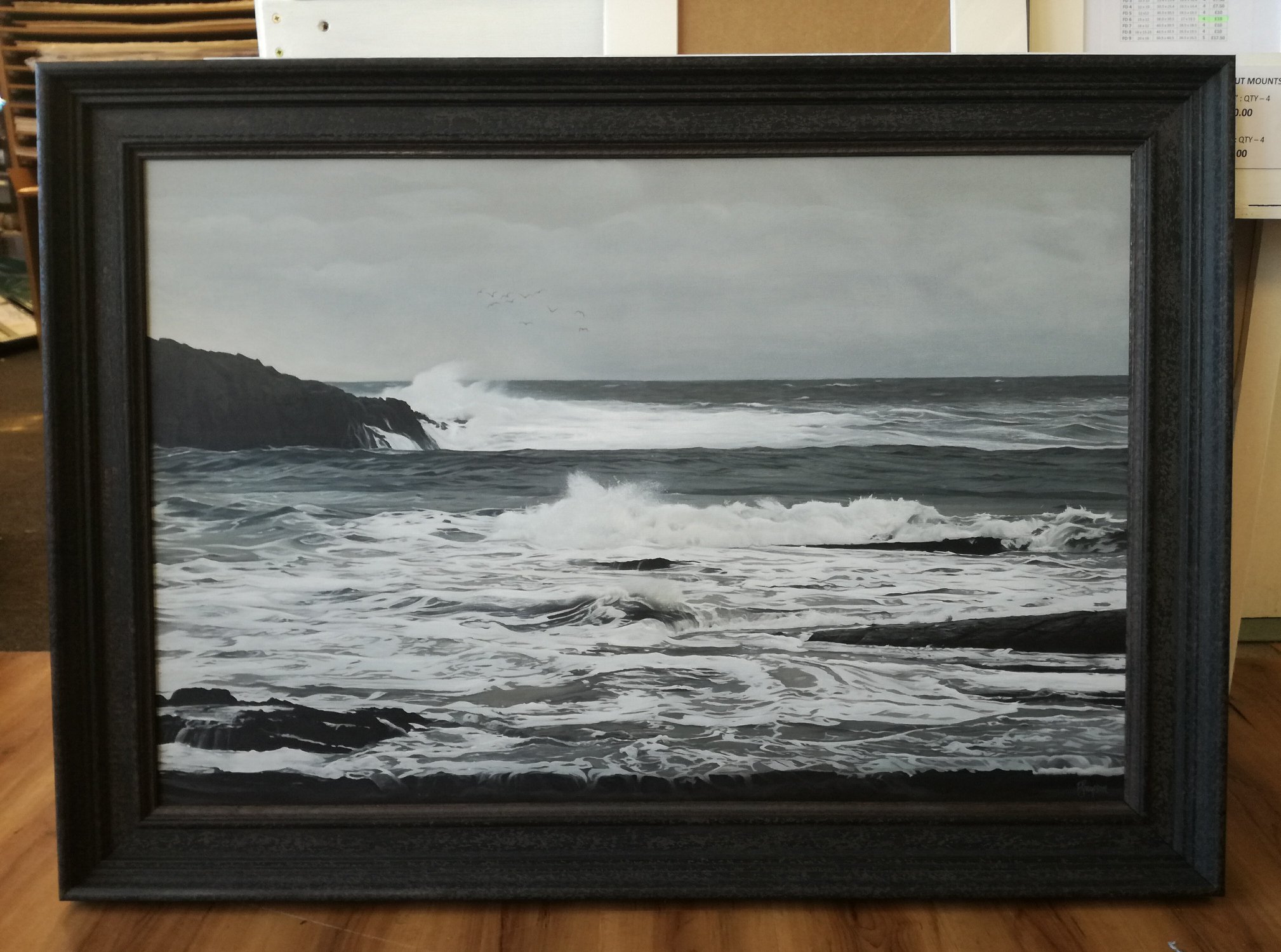 Photograph and matte mount