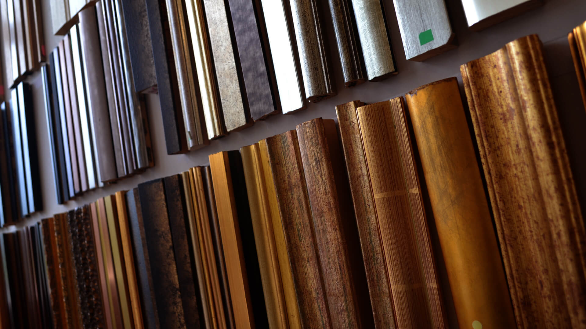 Inside the Alnwick framing studio